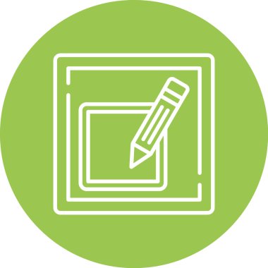 kalem simgesinin vektör illüstrasyonu