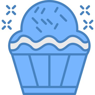 Tatlım. Web simgesi basit illüstrasyon