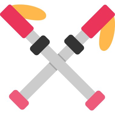 Çekiç ve çekiç vektör çizimi