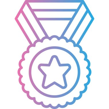 Yıldız simgesinin vektör illüstrasyonu