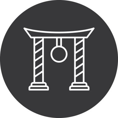 Modern binanın vektör illüstrasyonu