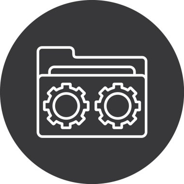 Vektör illüstrasyonu, simge ögesi arkaplanı