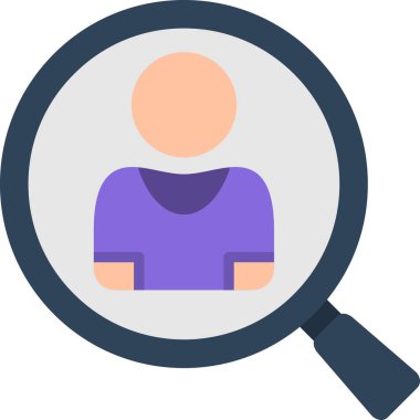 Ara. Web simgesi basit illüstrasyon