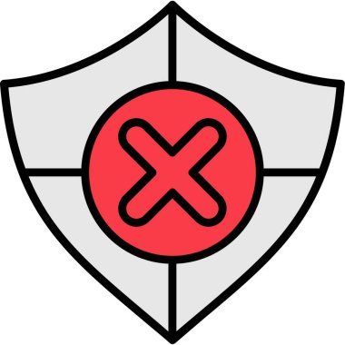 Çapraz simge, vektör çizimi