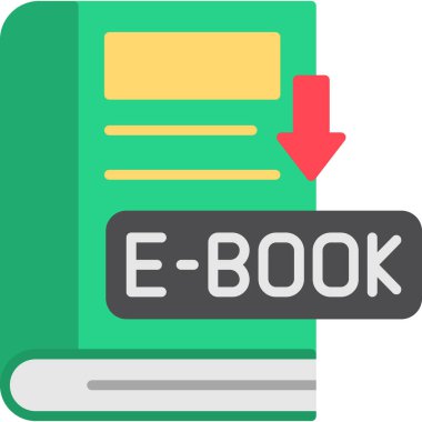 Kitap web simgesi vektör illüstrasyonu