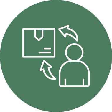 Web simgesi, basit vektör illüstrasyonu