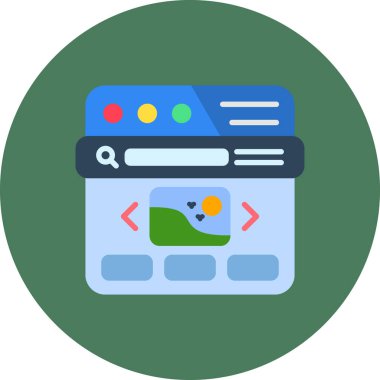 arama web simgesi vektör illüstrasyonu