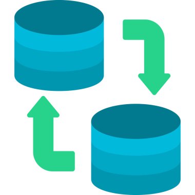 veritabanı simgesi çizimi