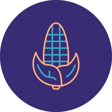 Vektör yiyecek ve sağlık simgesi