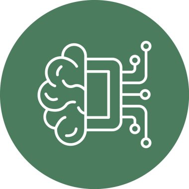 Robot simgesinin vektör illüstrasyonu