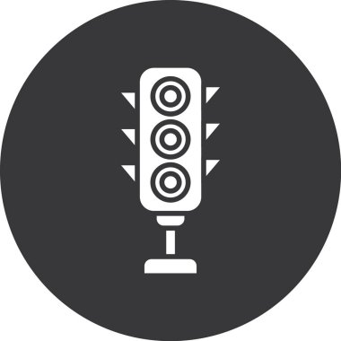 Hoparlör simgesinin vektör illüstrasyonu