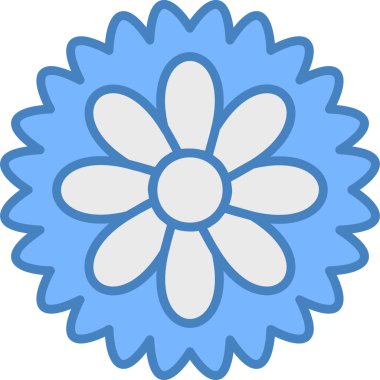 Çiçek. Web simgesi basit tasarım