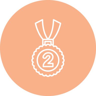 Madalya web vektör simgesi