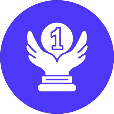 kupa simgesi vektör illüstrasyonu