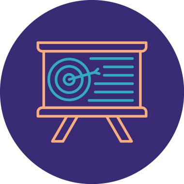 Seo simgesinin vektör illüstrasyonu