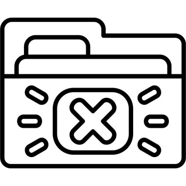 veri depolama. Web simgesi basit illüstrasyon