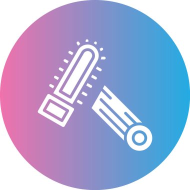 Termometre simgesinin vektör illüstrasyonu