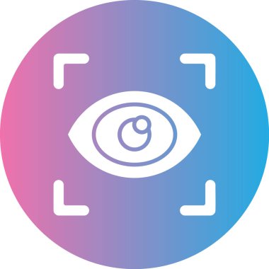 Göz simgesi vektör illüstrasyonu