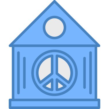 ev simgesi vektör illüstrasyonu