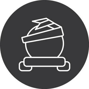 Gıda simgesinin vektör illüstrasyonu