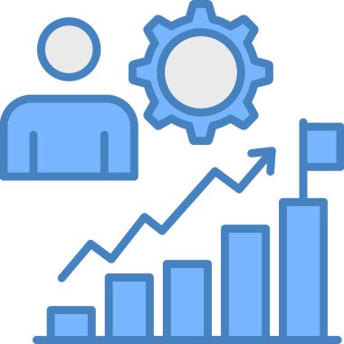 iş büyüme grafik simgesi