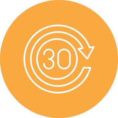 2023 ok simgesi. Basit resimleme