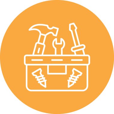 Aletler. Web simgesi basit illüstrasyon