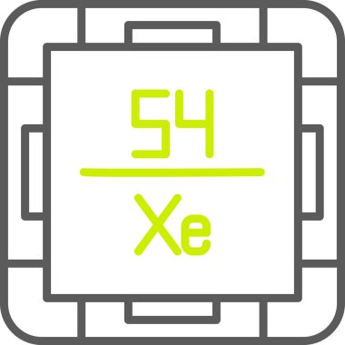 Dijital x 4 x 5 x simgesi ana hat biçiminde