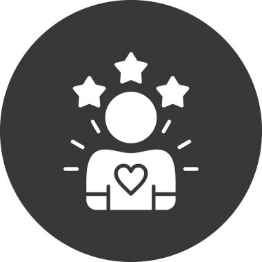 aşk simgesi, modern vektör illüstrasyon tasarımı