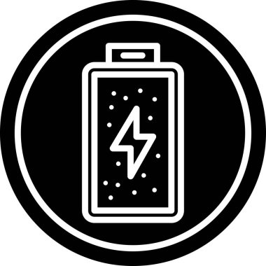 Pil. Web simgesi basit illüstrasyon