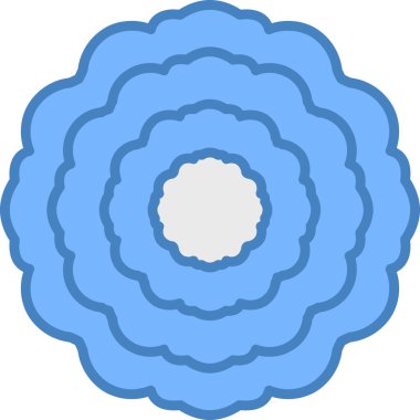 çiçek simgesi, vektör illüstrasyonu