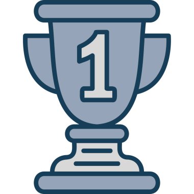 Kazanan kupa. resimleme tasarımı