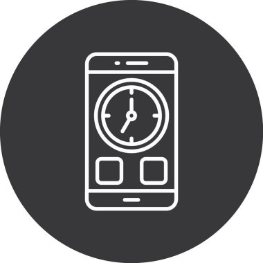 Vektör mobil izleme simgesi