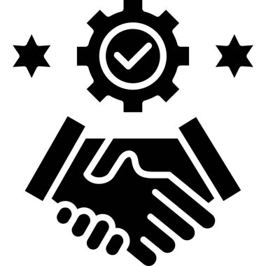 iş anlaşması tokalaşma simgesi