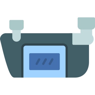 makine makine düz vektör simgesi