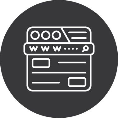 vektör tarayıcı simgesi illüstrasyonu