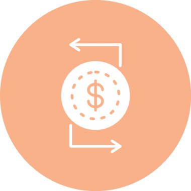 Dolar Simgesi Moda Biçiminde İzole Arkaplan