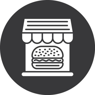 Gıda simgesinin vektör illüstrasyonu