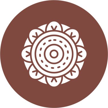 güzel oryantal Çin sembolü vektör simgesi