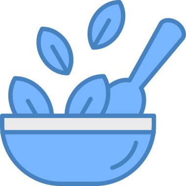 Yemek. Web simgesi basit illüstrasyon