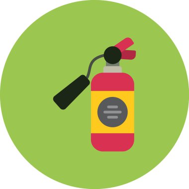 Sprey kutu düz vektör simgesi