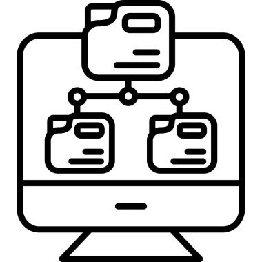 Ağ web simge vektör çizim