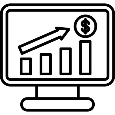 iş simgesi vektör illüstrasyonu