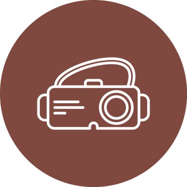 kamera simgesi vektör illüstrasyonu