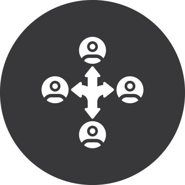 seo modern simgesinin vektör illüstrasyonu