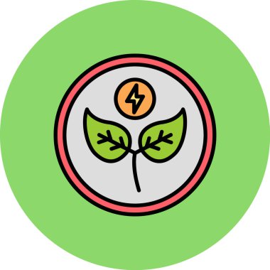 Ekoloji yaprağı eko simgesi