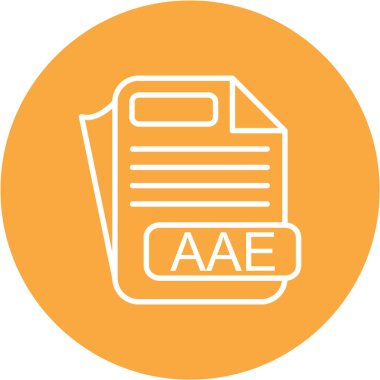 Dosya simgesinin vektör illüstrasyonu