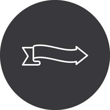 ok yönü sağ simgesi ana hat biçiminde