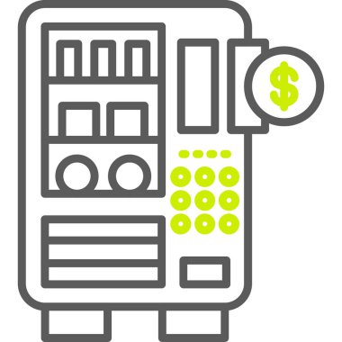 para para makinesi simgesi, özet biçimi