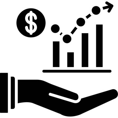 Dolar simgesi vektör illüstrasyonu